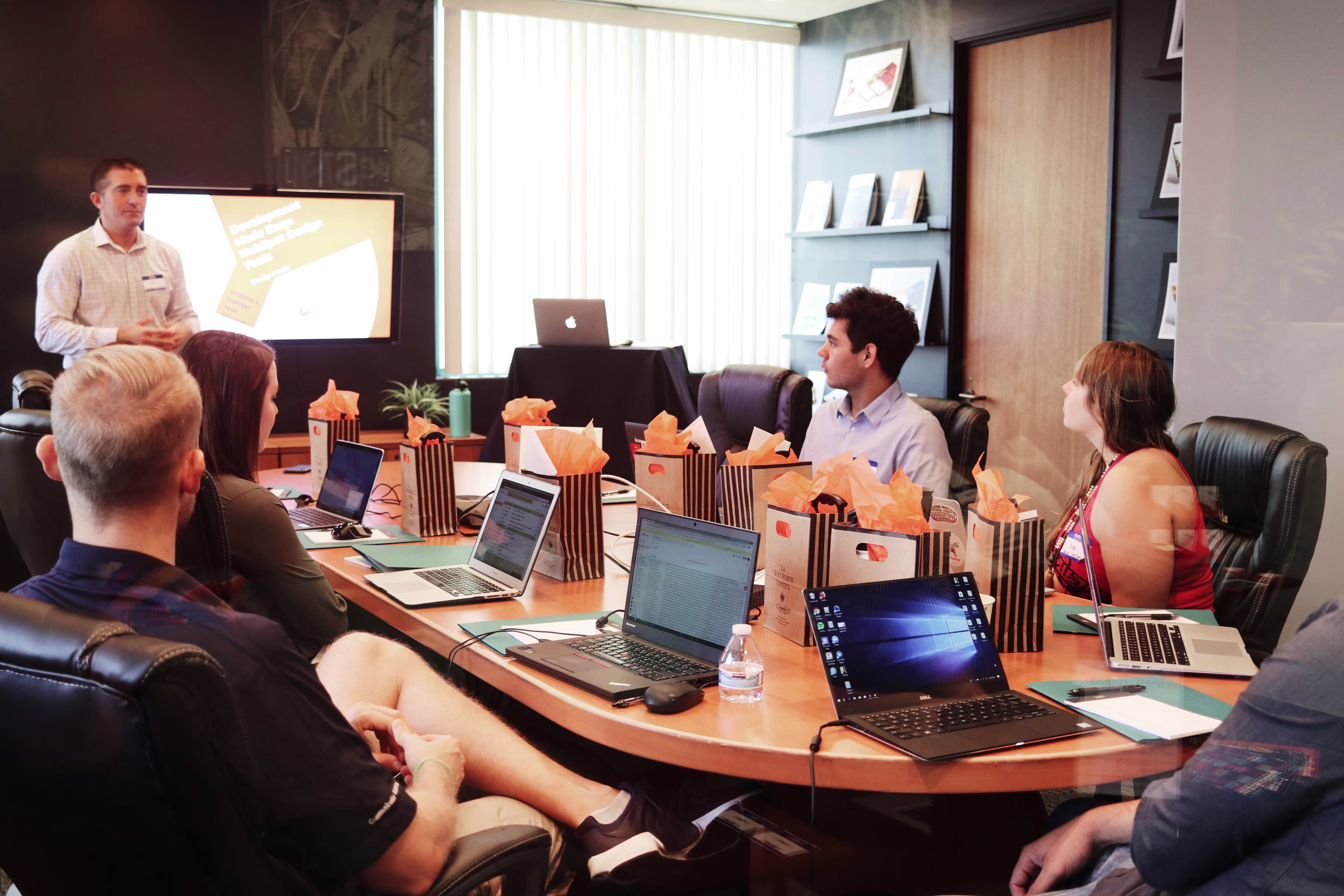 VaradaTech team working on IT solutions